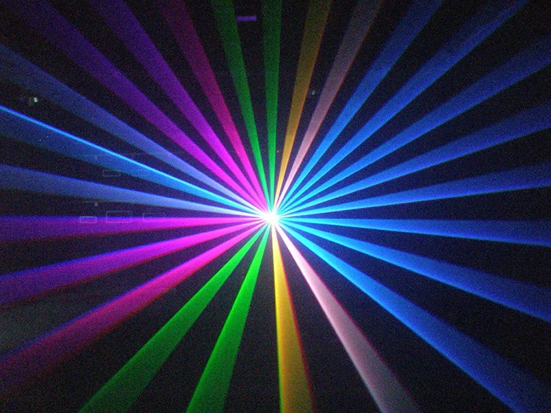 2W RGB Full Color Scan DMX512 Animation Laser Light Projector Christmas Bar Disco DJ Laser Light