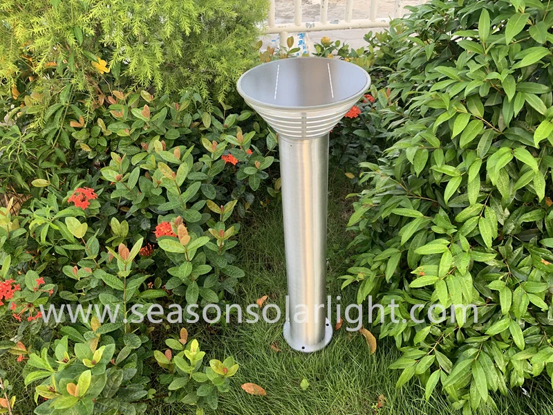 Smart Energy System Decoration Lighting Outdoor Bollard Solar Garden Light with LiFePO4 Battery & LED Light