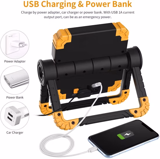 28 PCS LED USB Rechargeable Car Repairing Work Light Folded