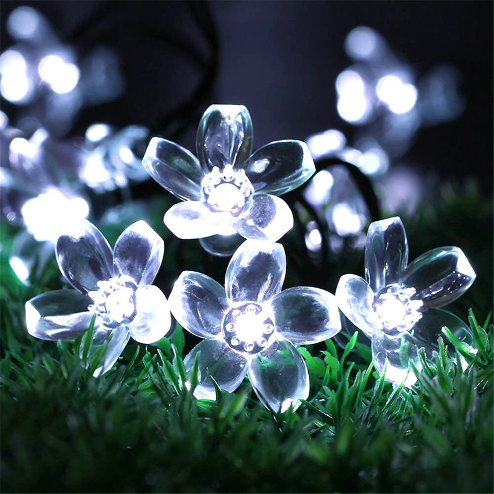 Solar String Lights Holiday Decorations Flower Garden Lights Outdoor Lighting