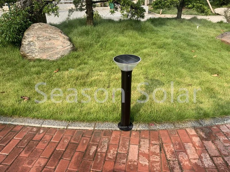 Smart Energy System Decoration Lighting Outdoor Bollard Solar Garden Light with LiFePO4 Battery & LED Light