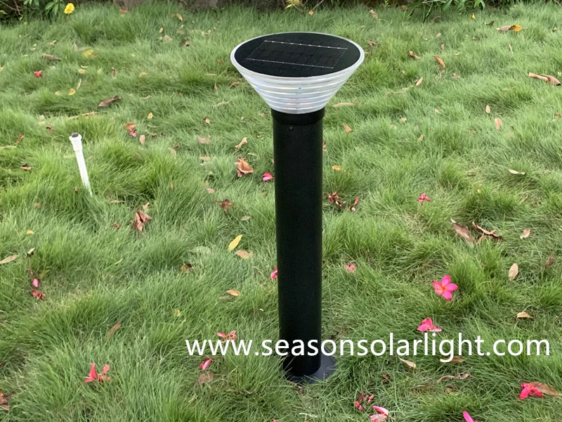 Smart Energy System Decoration Lighting Outdoor Bollard Solar Garden Light with LiFePO4 Battery & LED Light