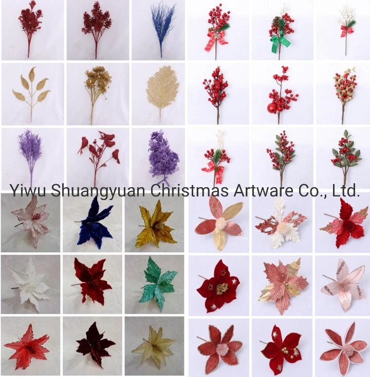 Light Purple Real Branch Christmas Tree Branches Decoration