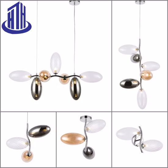 2023 Novo lustre decorativo de vidro uva pendente de teto moderno (7010)