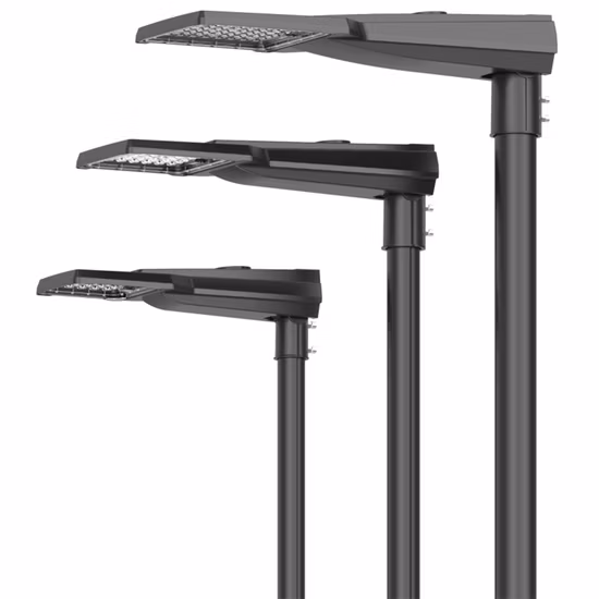 20-250 W IP66 à prova d'água 5 anos de garantia Solar Decorativo Fundição sob pressão Alumínio Smart Camrera Holofote Solar LED Habitação de luz de rua para o fabricante do parque