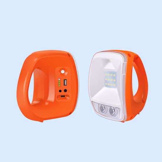 Lanterna solar LED portátil com cabo carregador USB e luz de leitura (P7)