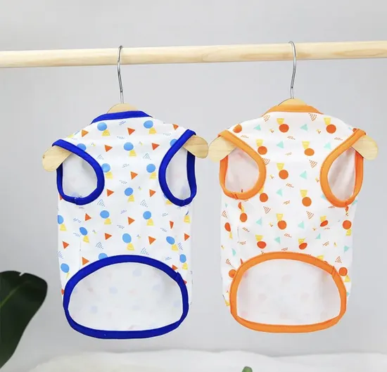 Roupas para cachorro de pelúcia camisa bronzeadora de verão leve respirável para cachorro poodle pomeransun bronzeador