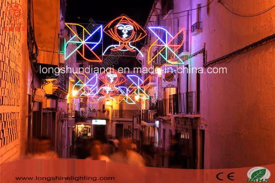 Novo arco de iluminação de LED para porta de Natal com estrelas