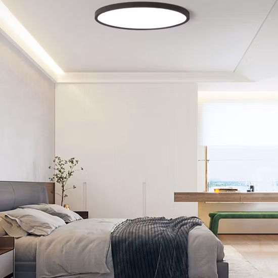 Mais vendido Energy Star ETL 6 polegadas 12W 5CCT sem cintilação regulável embutido redondo ultrafino painel de luzes de teto de teto