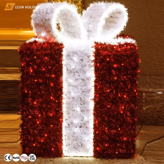 Iluminação externa à prova d'água LED 3D com motivo de anjo para festas